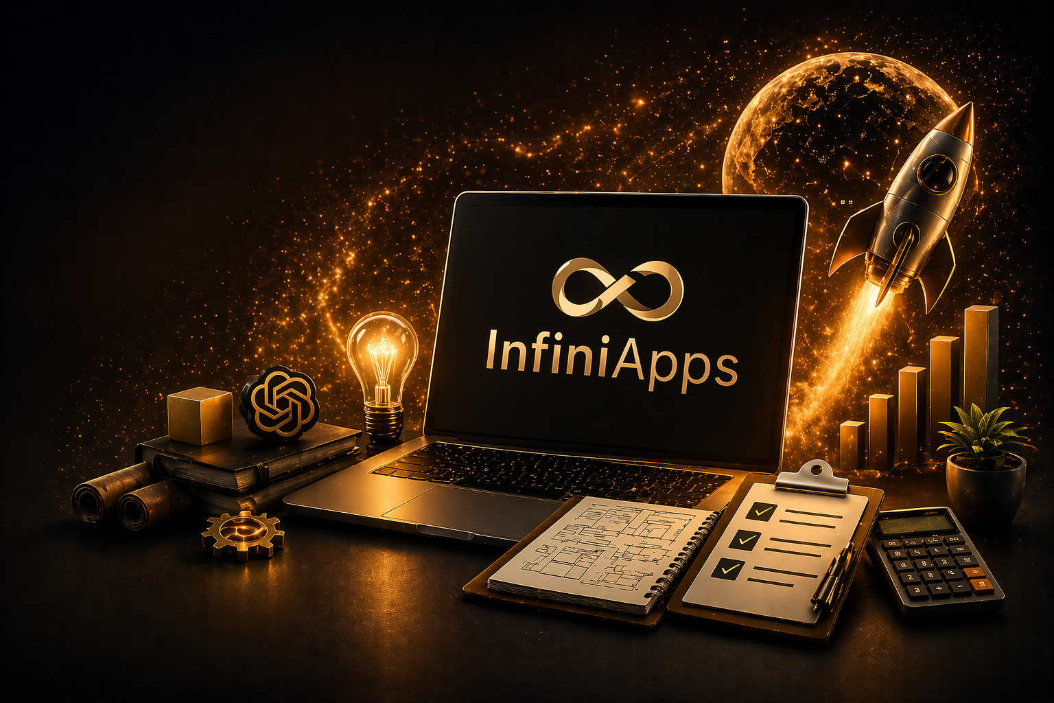 Illustration premium du résultat final InfiniApps
